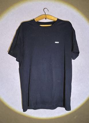 Футболка obey big font black big logo (оригінал)