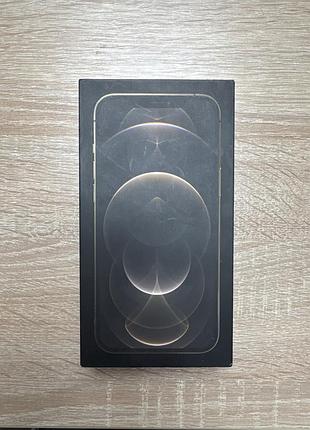 Коробка для iphone 12 pro max 256gb , gold