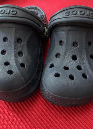 Шльопанці дитячі crocs classic clog темно- сині 2