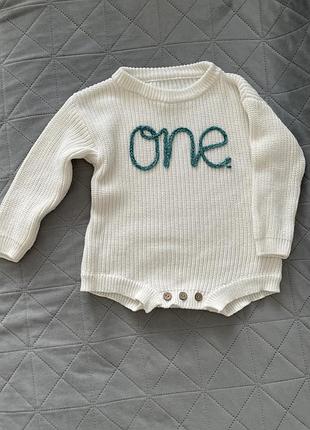 Вʼязане боді one 2