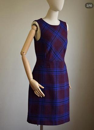 Коротка жіноча сукня hobbs london вовняна в клітинку
