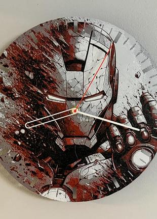 Годинник настінний сувенірний marwell iron man залізна людина