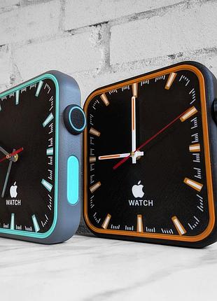 Сувенірний настінний арт годинник apple wall watch