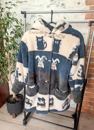 Винтажная куртка-пальто р.48-50+-