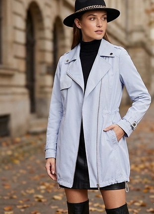 Світло-бузкова парка-вітровка з куліскою dkny xs -s
