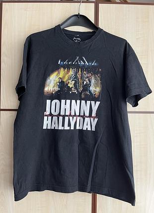 Johnny hollyday мерч футболка