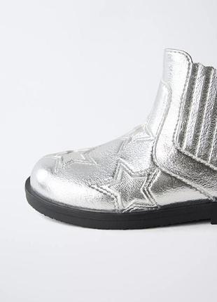 Сріблясті черевики zara 6