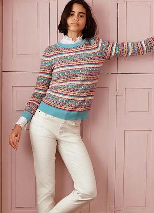 Светр з вовною boden fair isle jumper кофта джемпер
