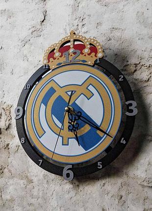 Годинник настінний сувенірний fc real madrid для фанів