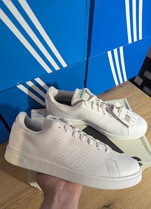 Кроссовки мужские adidas advantage base белые 47, 48