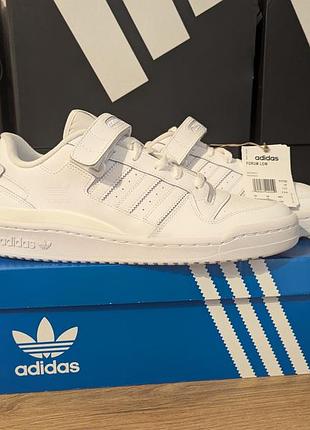 Кроссовки мужские adidas forum low белые кожаные 42, 42.5, 43 р. оригинал, новые