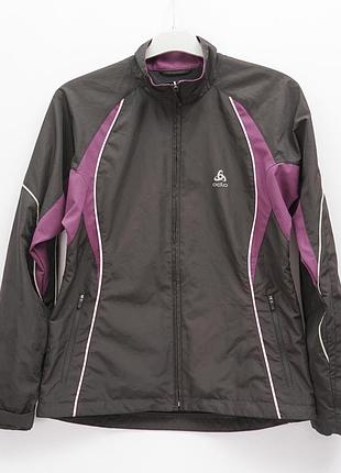 Бігова куртка odlo logic windproof size m жіноча спортивна вітрівка