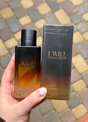 Giorgio 
armani
i will
парфумована вода для чоловіків