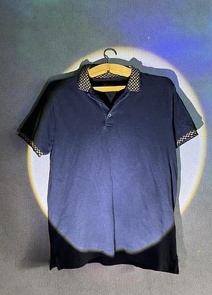 Чоловіче поло lоuis vuittоn damier collar black
