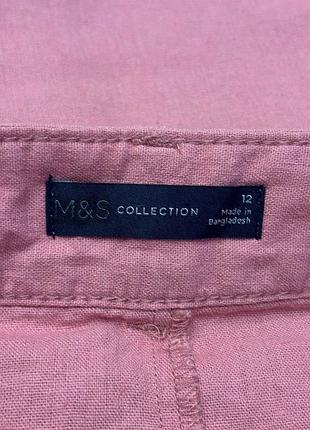 Льон + віскоза міді спідниця m&s collection 6