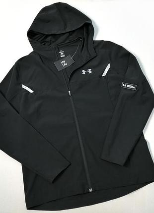 Мужская черная ветровка under armour оригинал