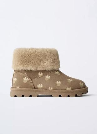 Дитячі бежеві черевики zara 3