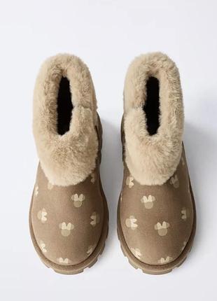 Дитячі бежеві черевики zara 2