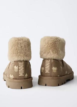 Дитячі бежеві черевики zara 4