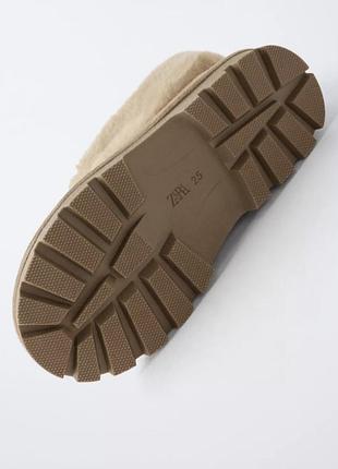 Дитячі бежеві черевики zara 6