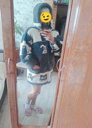 Винтажная куртка-пальто р.48-50+- 6