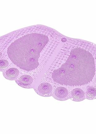 Протиковзкий килимок для ванної stenson r88775 element 35×60 см lilac