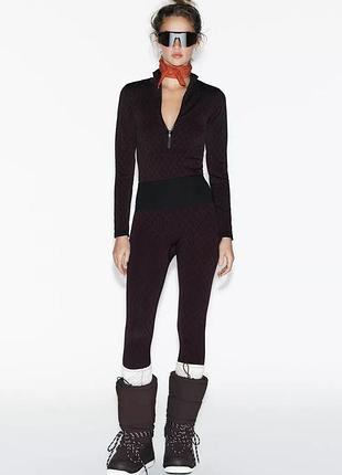 Термо костюм zara ski collection, жакардове безшовне боді ski collection, жакардові безшовні легінси ski collection