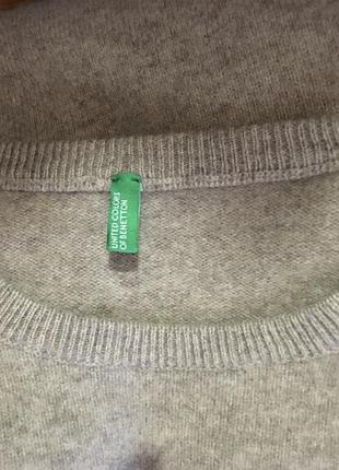 Шерстяний светр benetton 3