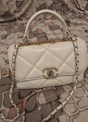 Стьобана бежева сумка в стилі chanel 😍можливий обмін