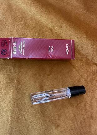 Пробник парфумів cartier pure rose