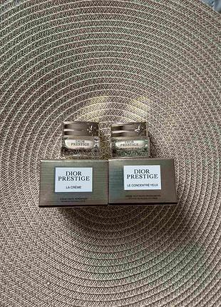 Крем для лица и крем для глаз dior prestige la crème dior prestige le concentré