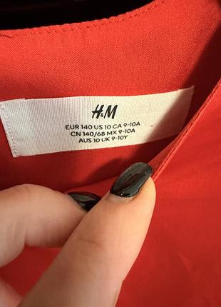 Сукня червона h&m 3