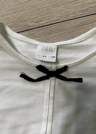 Біла кофтинка для дівчинки zara 2