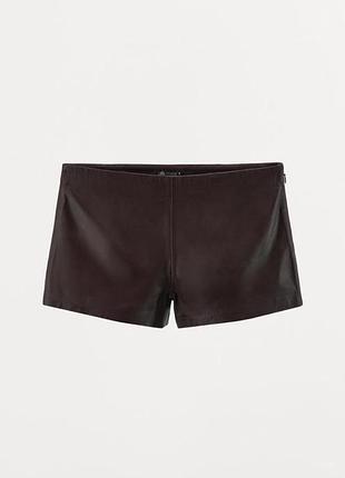 Шкіряні шорти zara 5