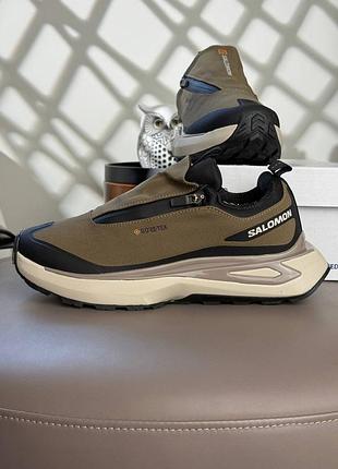 Водонепроникні кросівки salomon odyssey elmt advanced gtx coyote black beige