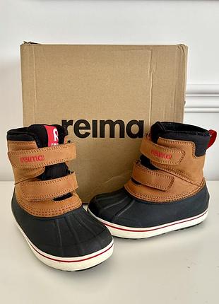 Черевики дитячі зимові reima coconi коричневі з чорним