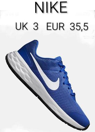 Подростковые кроссовки бренда nike revolution 6 made in indonesia uur.  35,5