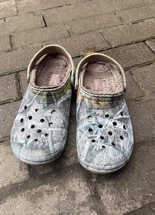 Утеплённые кроксы crocs оригинал м11 2