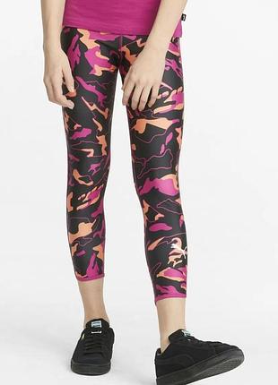 Спортивные леггинсы лосины puma modern sports printed youth leggings