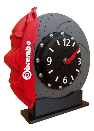 Сувенирные арт часы диск brembo подарок на шиномонтаж