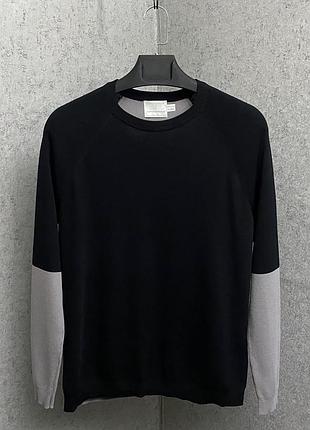 Чоловічий чорний светр від бренду topman