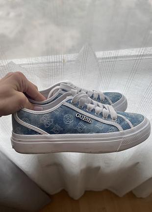 Кеди жіночі guess сині, розмір 36