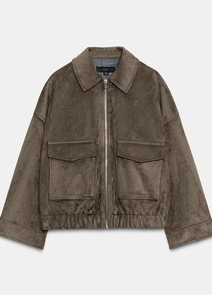 Куртка замшева zara 2