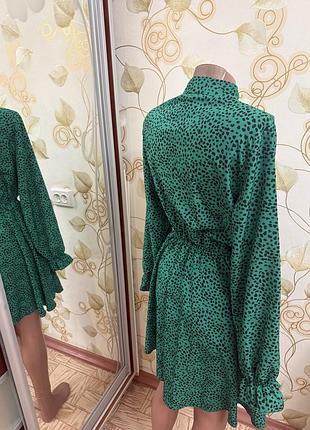 👗зелена маленька сукня👗р.44-46 2
