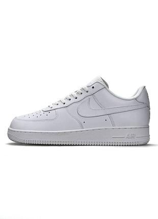 Кроссовки мужские nike air force 1 big size white