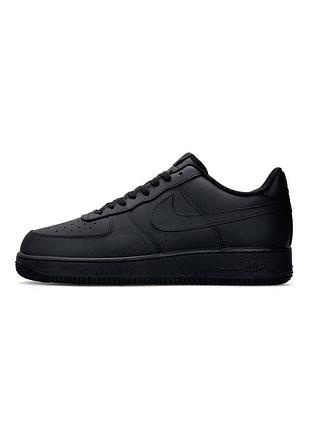 Кроссовки мужские nike air force 1 big size all black