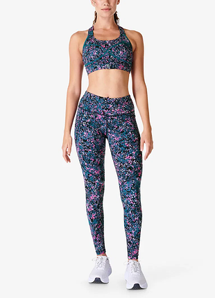 Спортивні легінси лосіни sweaty betty power abstract-print stretch-woven leggings