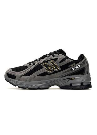 Кроссовки мужские new balance 740 thinsulate big size grey black