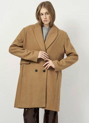 Пальто женское 30% шерсть бренда reserved