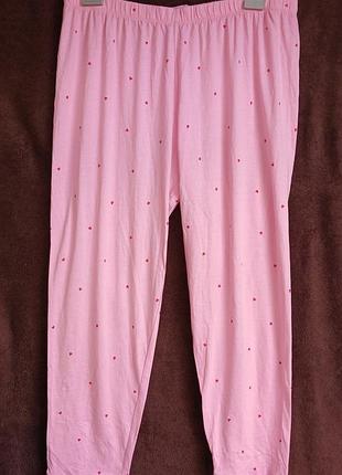 Штаны женские домашние в сердечко, xl, eur 46-48